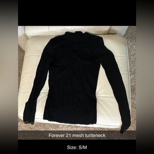 Forever 21 mesh turtleneck size small/medium.
